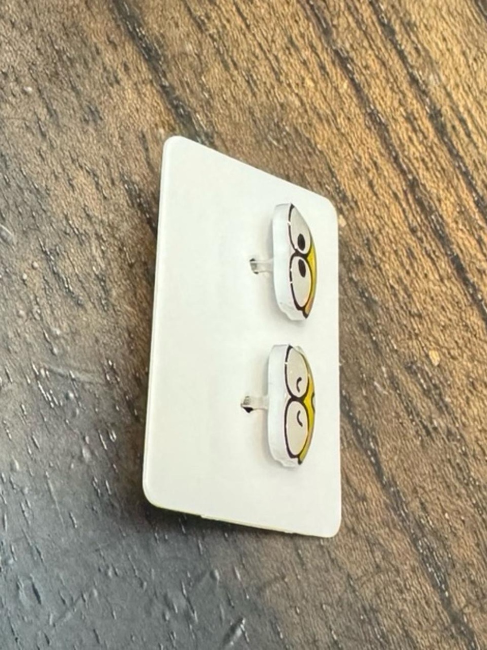 Cute Yellow Cartoon Eye Phone Grips - Pair